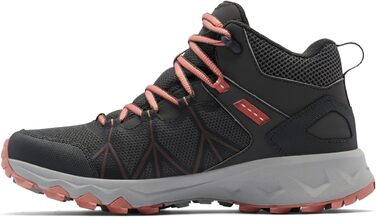 Черевики для туризму жіночі Columbia Peakfreak II Mid Outdry WP, сірі (Dark Grey x Dark Coral), 42 EU