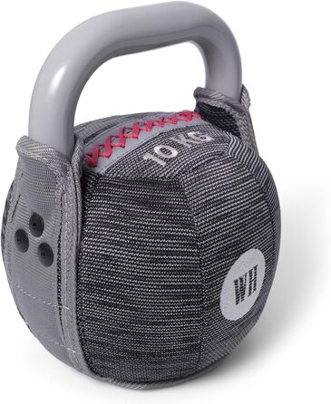 Жіноча фітнес гиря Soft Kettlebell для формування тіла, кондиції та нарощування сили | Текстильний чохол для тренувань вдома (10 кг)