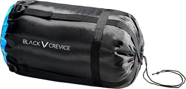 Сплячий мішок Black Crevice Alaska 250 I - для кемпінгу та активного відпочинку. Атмосвітний, водонепроникний, довжиною 215 см, синій.