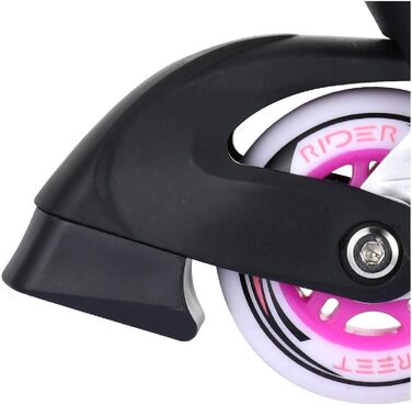 Дитячі ролики Street Rider Inlineskates, регульовані, рожево-сірий колір, розмір 33-36, Alurahmen, ABEC 7