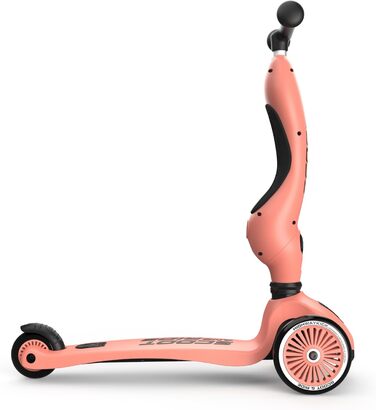 Kickboard Highway Kick 1 Scoot & Ride 2-в-1 з сидінням - персиковий колір, універсальний розмір
