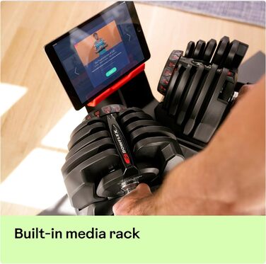 Стійка для гантелей Bowflex з медіа-полицею, стійка для фітнес-аксесуарів