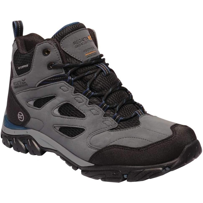 Чоловічі трекінгові черевики Regatta Holcombe Iep Mid Rise, 43 EU, Granite Dark Denim