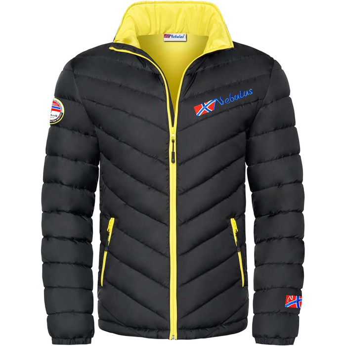 Чоловіча куртка Nebuus TANNO, тепла outdoor-куртка, практична та універсальна перехідна та зимова куртка (S, чорний)