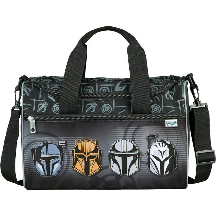 Спортивна сумка Scooli для дітей унісекс, чорна, 23 x 35 x 16 см