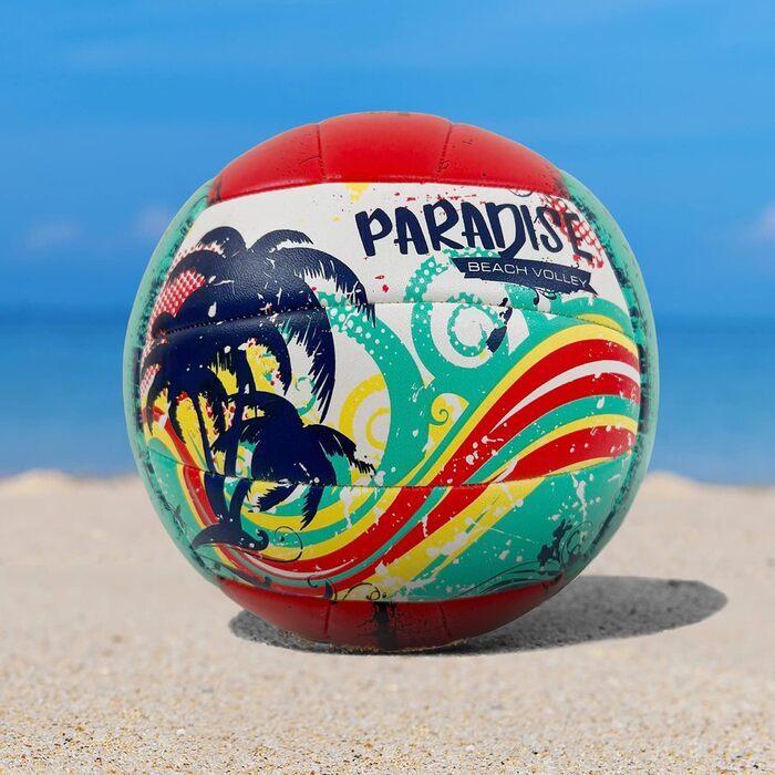 Mondo Toys Волейбольний м'яч Spielball - розмір 5, PVC, м'який дотик (BEACH VOLLEY PARADISE)