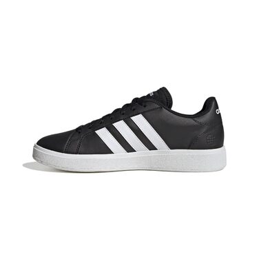 Жіночі кеди adidas Grand Court TD Lifestyle Court Casual, чорні з білими смугами, розмір 37 1/3 EU