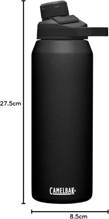 Термобутилка Camelbak Chute Mag 1 л, нержавіюча сталь, чорна, вакуумна ізоляція