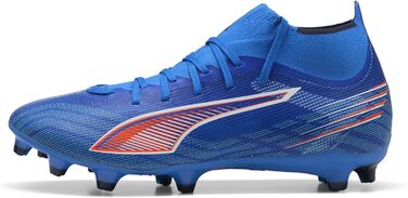 Жіночі футбольні бутси PUMA Ultra 6 Match+ FG/AG, розмір 40 EU, кольори: блакитний, білий, червоний