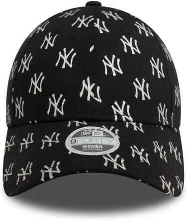 Кепка New Era MLB з логотипом команди для жінок, регульована, вигнутий козирок, бейсболка NY LA, універсальний розмір (New York Yankees #36501, універсальний розмір)