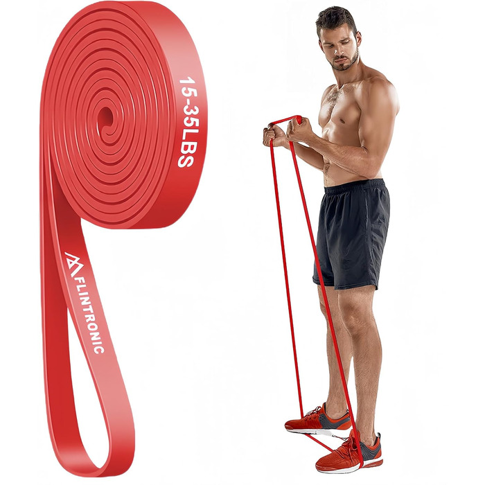 Набір еластичних стрічок Flintronic для фітнесу та йоги, 150LBS, 12 шт.