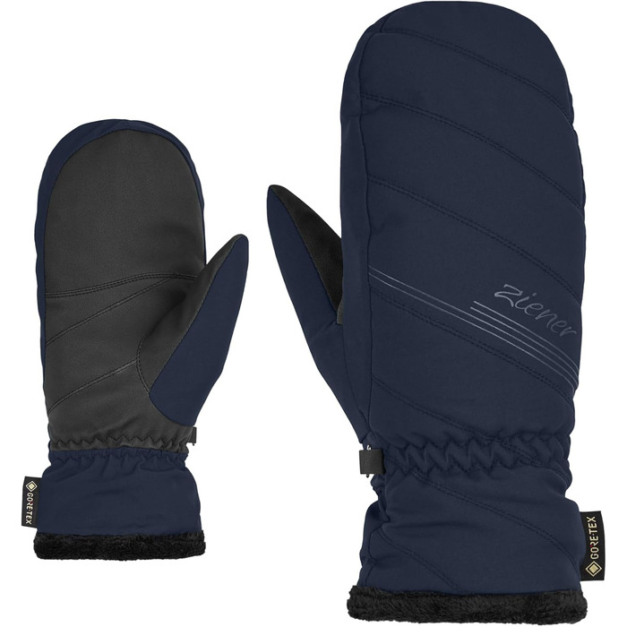 Жіночі лижні рукавиці Ziener Kasiana Gore-Tex, зимові, розмір 7, сині