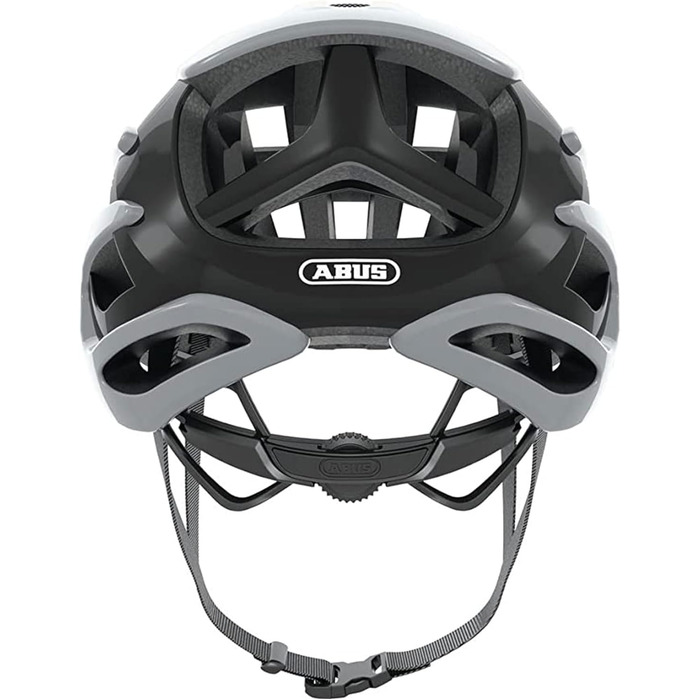 Велосипедний шолом ABUS AirBreaker для професійного шосейного спорту, для підлітків і дорослих, унісекс, розмір M (52-58 см), сірий (race grey), преміум-клас