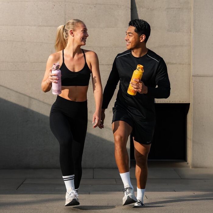 Термокружка-термос Super Sparrow з нержавіючої сталі з трубочкою - 350мл, 500мл, 750мл, 1л, 1.2л - BPA Free, для спорту, подорожей, школи, відпочинку на природі (1000мл, вишня)