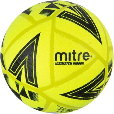 М'яч для футболу Mitre Ultimatch Indoor 4 - жовто-чорний