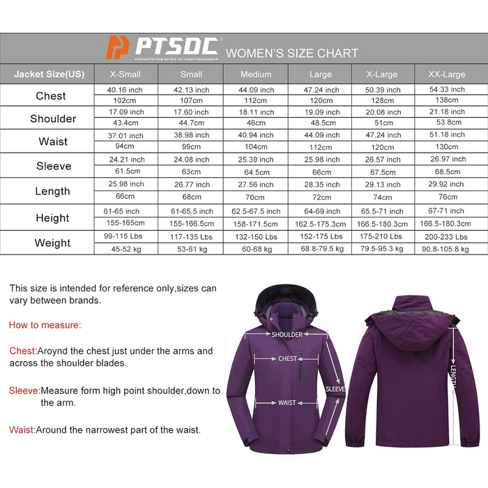 Жіноча куртка 3 в 1 Mountain: вітронепроникна, тепла, для зими та катання на сноуборді. З капюшоном, для походів та активного відпочинку. Колір: темно-фіолетовий (S)