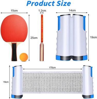 Набір для настільного тенісу Flintronic: 2 ракетки + 3 м'ячі, сумка, для початківців та професіоналів
