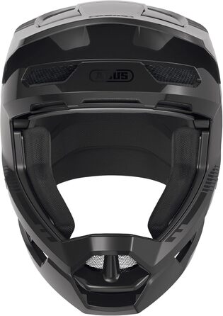 ABUS HiDrop – Захисний шолом для даунхілу та ендуро, сертифікований ASTM, фулфейс, ABS-оболонка, для MTB, дорослих та підлітків, чорний глянцевий, розмір M (57-58 см)