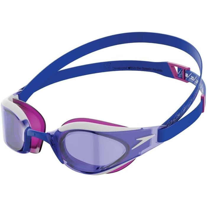Окуляри для плавання Speedo Fastskin Hyper Elite унісекс, сині Flame/Diva/білі, універсальний розмір