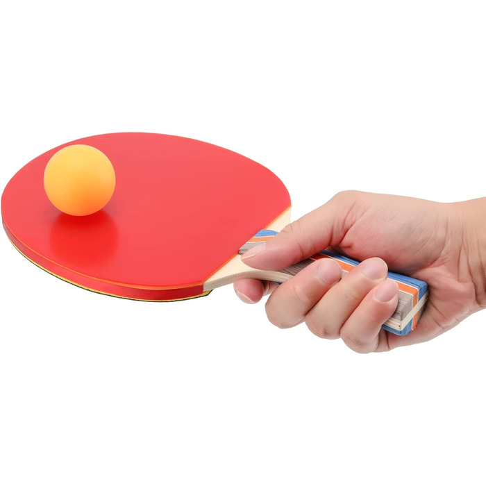 Набір для настільного тенісу MUKLEI: 4 ракетки, 6 м'ячів, розкладне сітка 175 см, сумка для перенесення. Підходить для гри на столі та на вулиці.