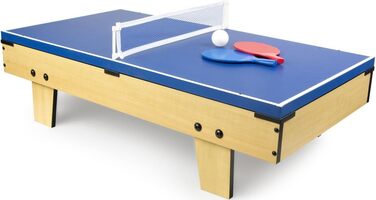 Leomark Multigame Ігровий стіл 4в1: Футбол, Білліард, Хокей, Теніс з аксесуарами для багатокористувацької гри