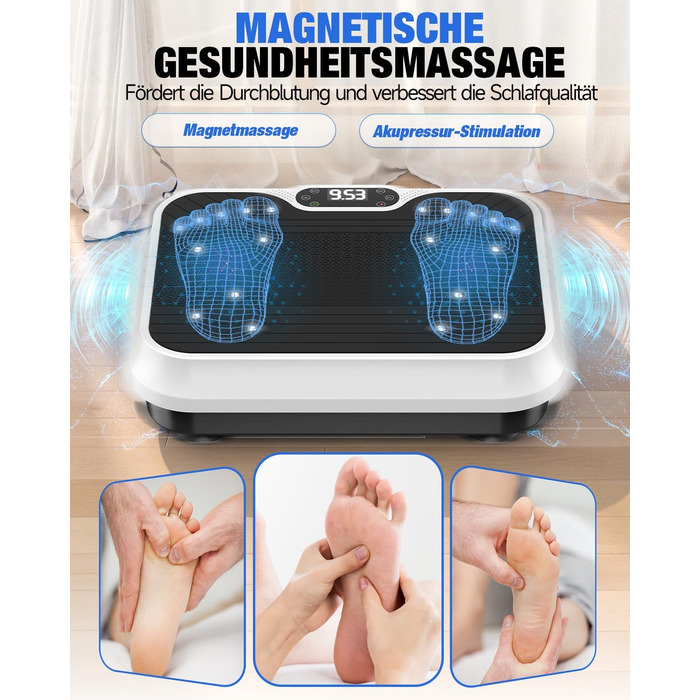 Віброплатформа для жінок HomeFitnessCode Mini - тренажер для дому для схуднення та м'язового розвитку, чорний