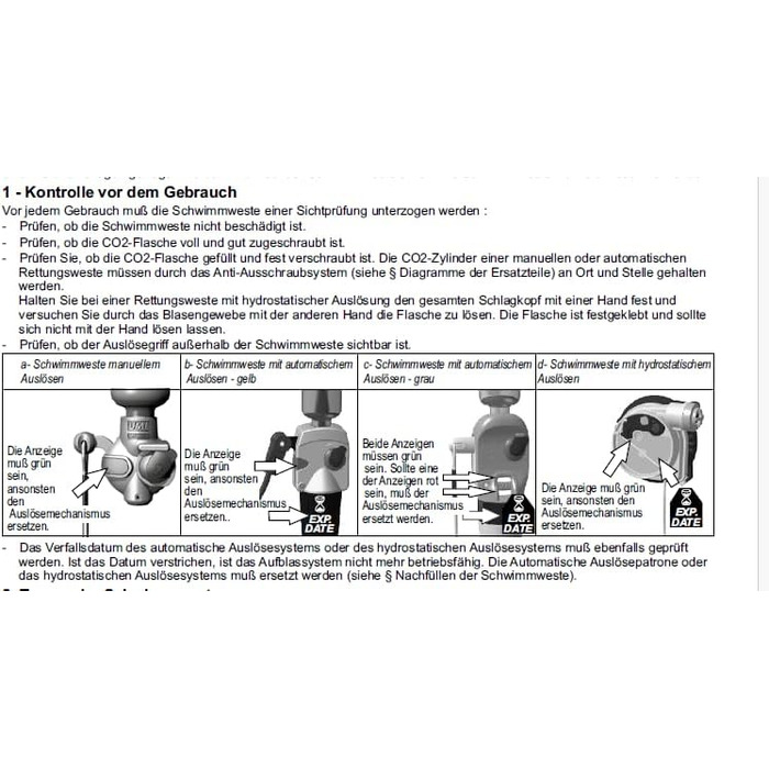 Рятувальний жилет автоматичний 165N з облямівкою, сталево-блакитний