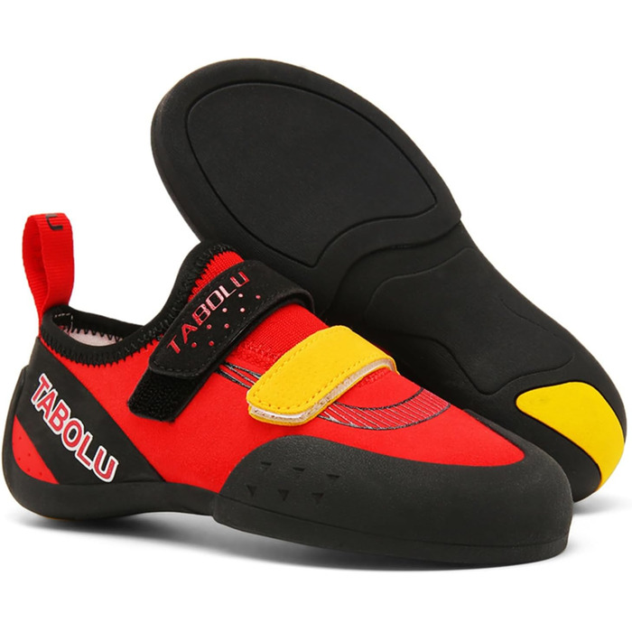 Дитячі скелелазні туфлі для початківців Indoor Boulderschuhe, легкі, червоно-рожеві (33 EU)