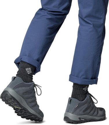 Чоловічі трекінгові черевики Columbia Redmond™ IV Mid Waterproof, 42 EU, Graphite Citron Haze