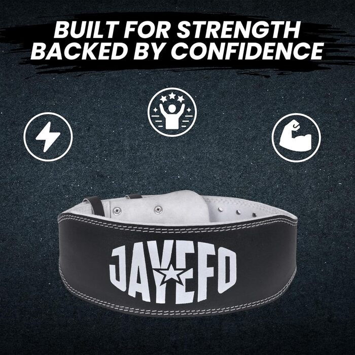 Підтримка попереку Jayefo для важкої атлетики: ремінь для тренувань, пауерліфтингу, бодібілдингу (чорний, X-Large)