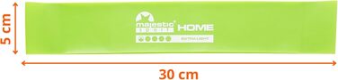 Набір фітнес-гумок Majestic Sport 5 шт. для фітнесу, пілатесу, йоги та м'язового розвитку (Booty Band, Mini Home Band)