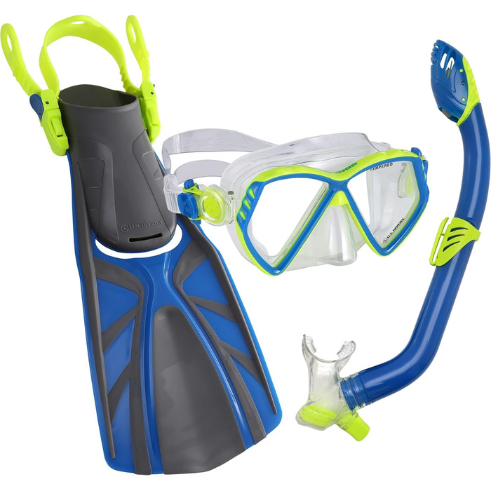 Дитячий набір для снорклінгу Aqua Lung Regal US Divers: ласти та трубка, розмір M (32-36)
