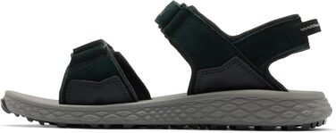 Columbia Konos Hiker 2-Strap: Чоловічі трекінгові сандалі, 48 EU, Black Titanium II