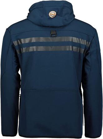 Куртка Softshell Geographica Norway Royaute для чоловіків, водонепроникна, вітростійка, для туризму та катання на лижах, блакитна (M)