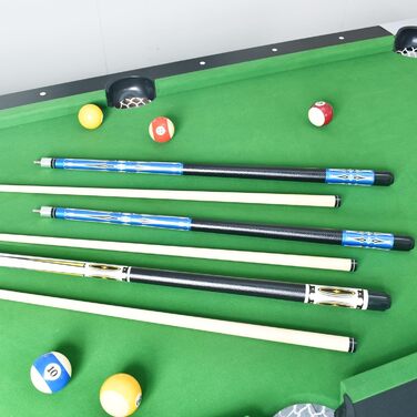 RAYNA GAMES: Більярдний кий для професійних гравців - якісний набір з канадського ахового дерева, з нержавіючою сталею, 58 дюймів, для дорослих