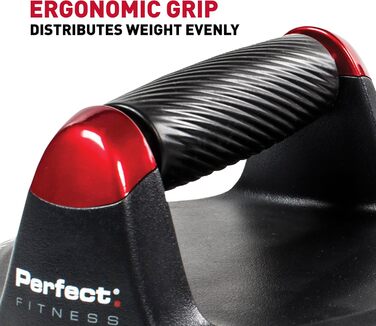 Упори для відтискань Perfect Pushup Elite Standard, домашній фітнес, анатомічні ручки