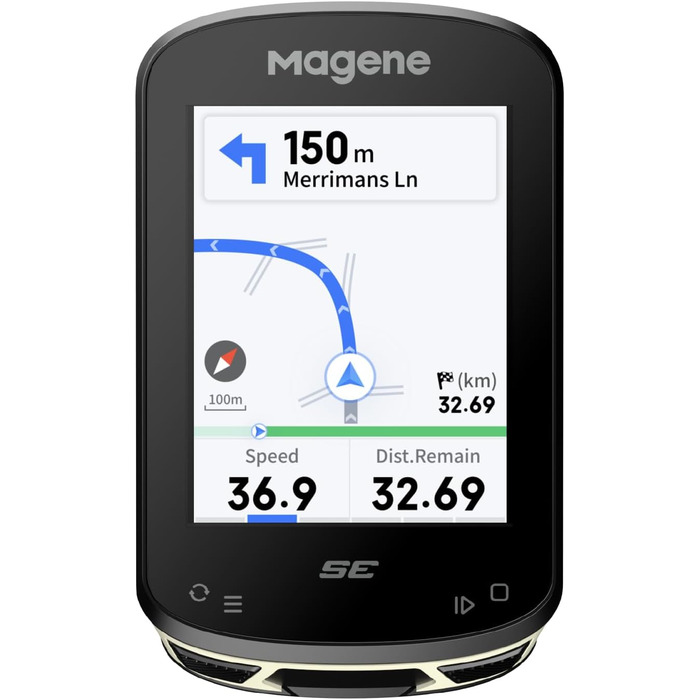 Велокомп'ютер Magene C506SE GPS із навігацією, водонепроникний, кольоровий екран 2,4