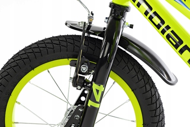 Дитячий велосипед Indiana Rock Kid, 14 дюймів, жовтий