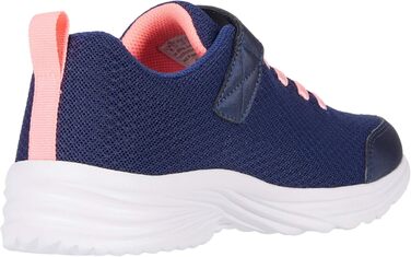 Кросівки Skechers для дівчаток 302450L, розмір 28.5 EU, темно-сині з кораловою обробкою, сітка