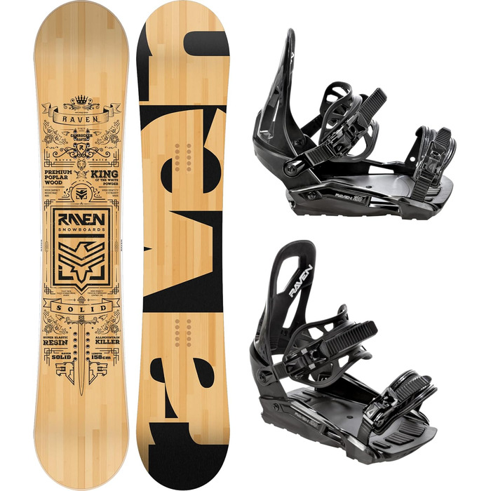 Сноуборд RAVEN Solid Classic + кріплення s230 (168 см, M/L)
