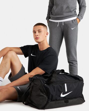 Сумка спортивна Nike Academy Team, чорна/біла, футбольна