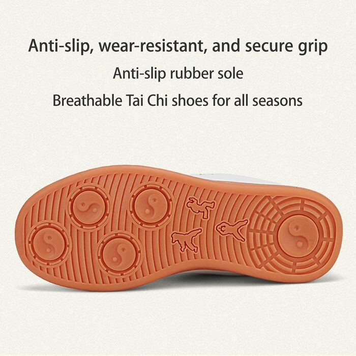 Бойові черевики для тай-чі з шкіри, зносостійкі, неслизькі, дихаючі, з підкладкою для літніх людей, молоді, ранкової гімнастики, розмір 38 EU, білі