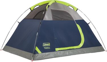 Намет кемпінговий Coleman Sundome 2/3/4/6 місць з тентом від дощу, водонепроникний, синій (без PFAS)