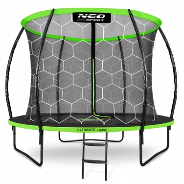 Садовий батут Neo-Sport 8ft/252см з внутрішньою захисною сіткою