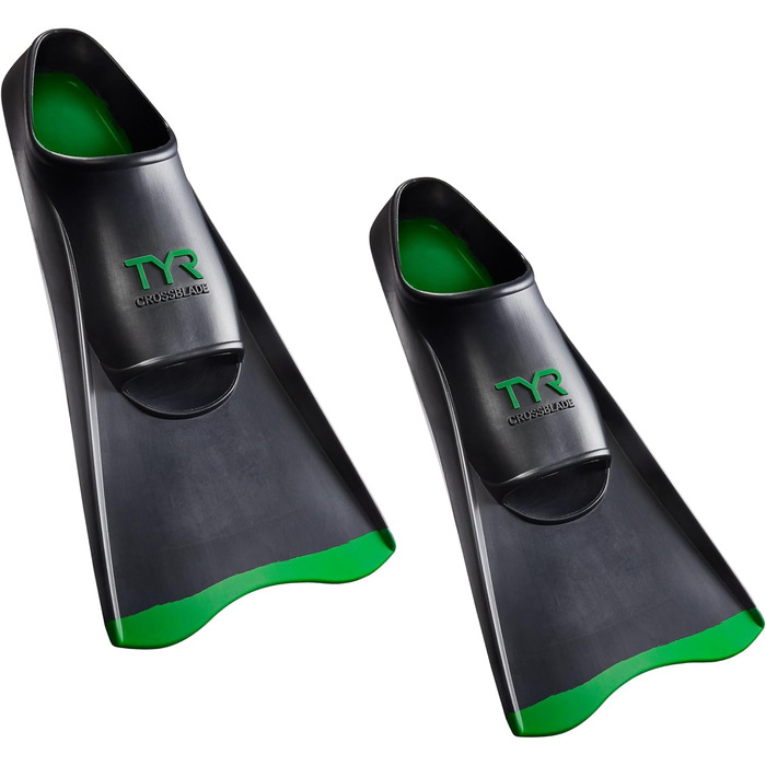 Ласти TYR Crossblade 2.0 чорні XS – тренувальні ласти для плавання