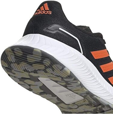 Кросівки дитячі adidas Runfalcon 2.0 чорно-помаранчеві, 28.5 EU