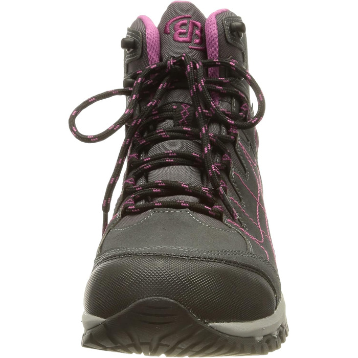 Жіночі трекінгові черевики Brütting Mount Shasta сіро-чорно-рожеві (37 EU)