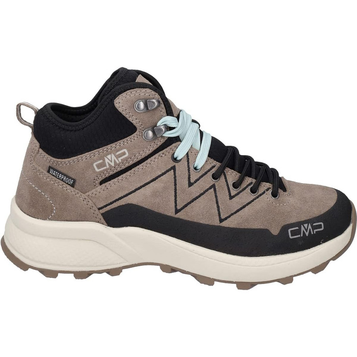 Жіночі трекінгові черевики CMP Kaleepso Mid WP, 41 EU, сіро-бежевий колір