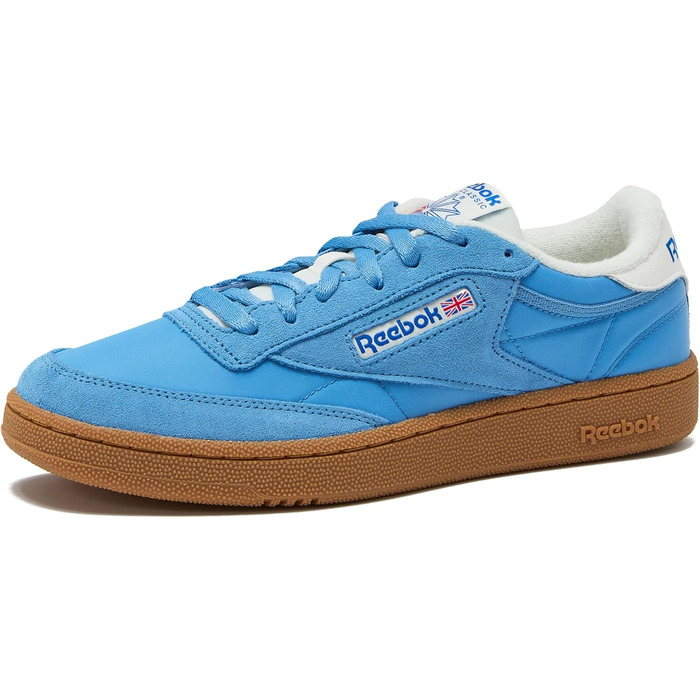 Чоловічі кросівки Reebok Club C 85 - білі, Casual, 44 EU, Essential Blue Chalk Gum