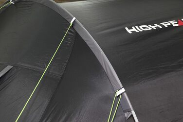 Намет High Peak Tauris 6 сірий/зелений, 620x240x200 см - великий сімейний намет